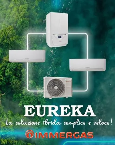 Sistema ibrido: caldaia, pompa di calore e unità interne